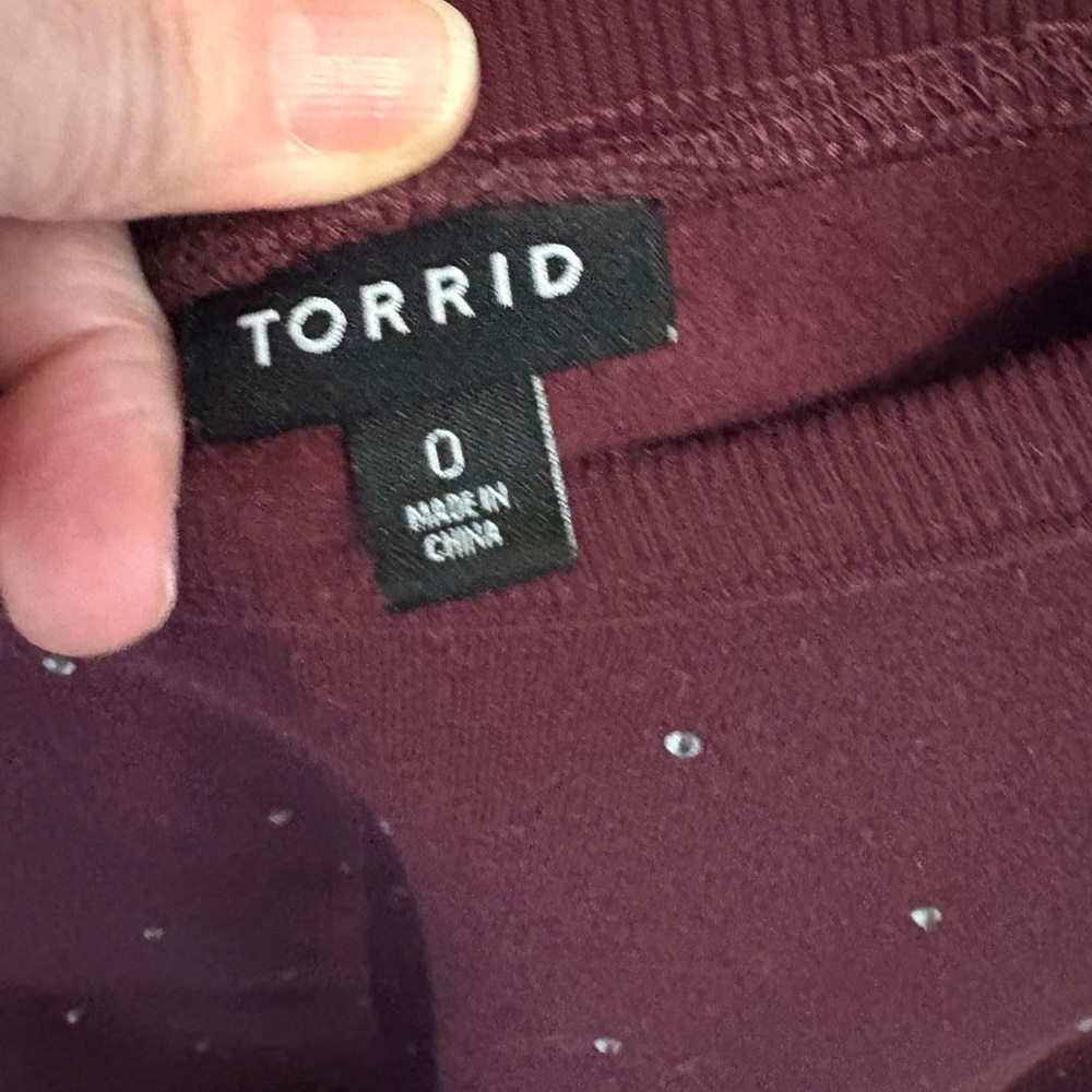 Torrid Rhinestone Sweatshirt - Picture 6 of 9